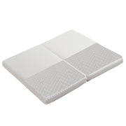 Foldable mattress, ergonomic breathable durable, white