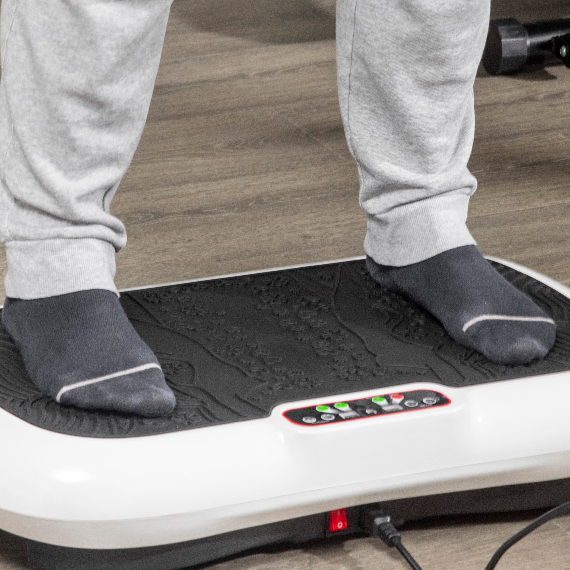 Vibration Plate, 99 Levels, 2 Fitness Bands, 200W