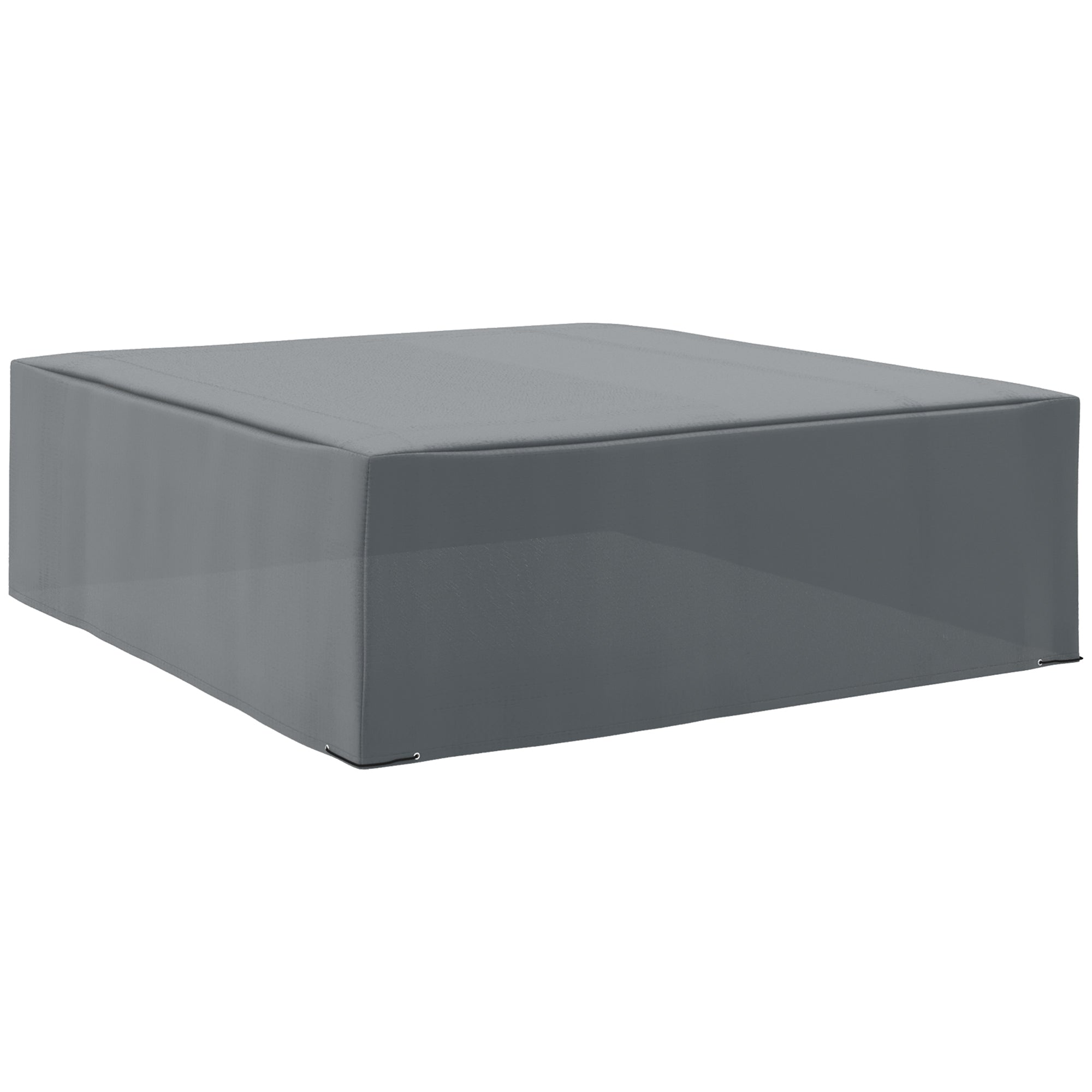 Rattan Furniture Protective Cover, 225x210cm Water UV Resistant, Grey