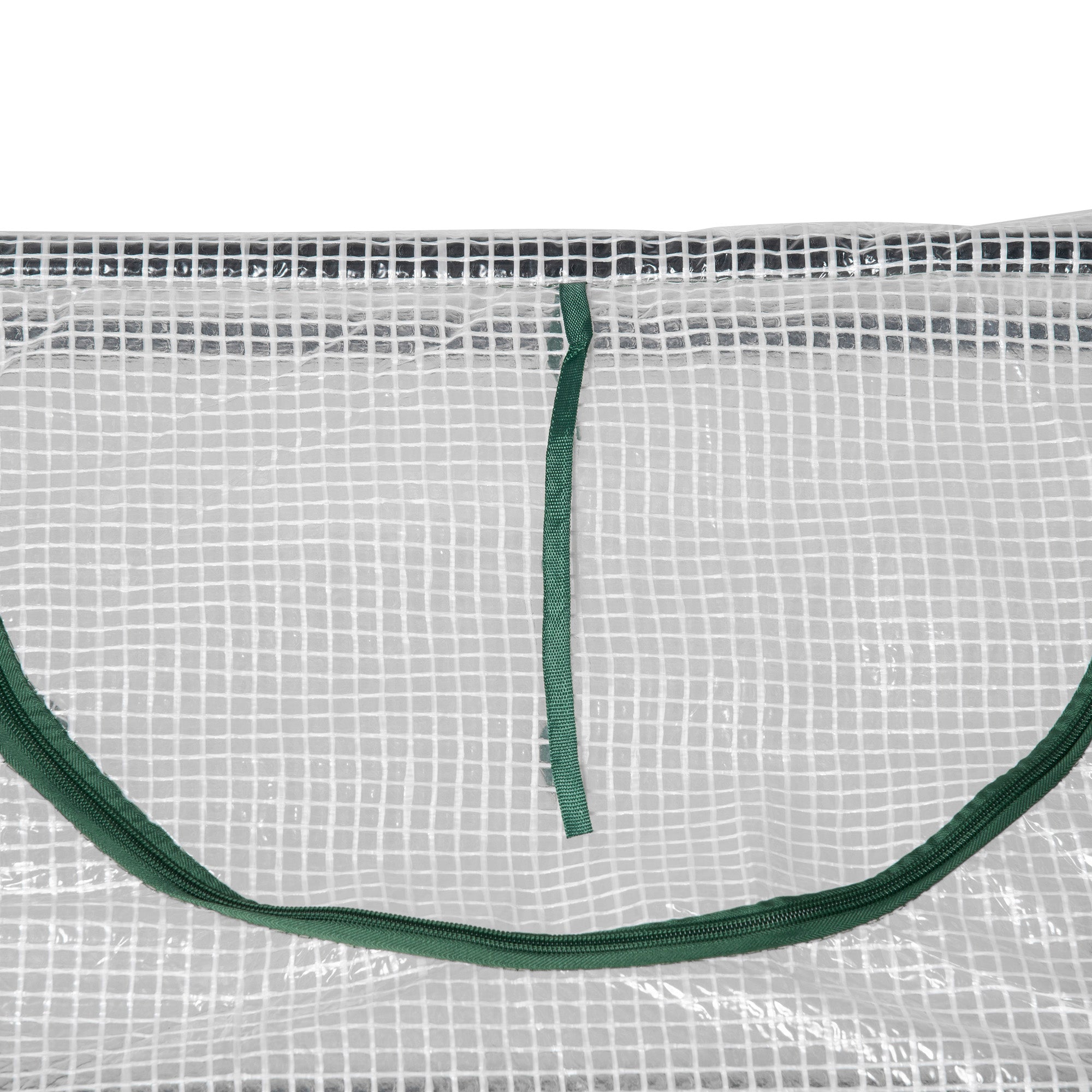 Foil Greenhouse, Window Cold Frame Tomato House 120x60x60cm, White PE