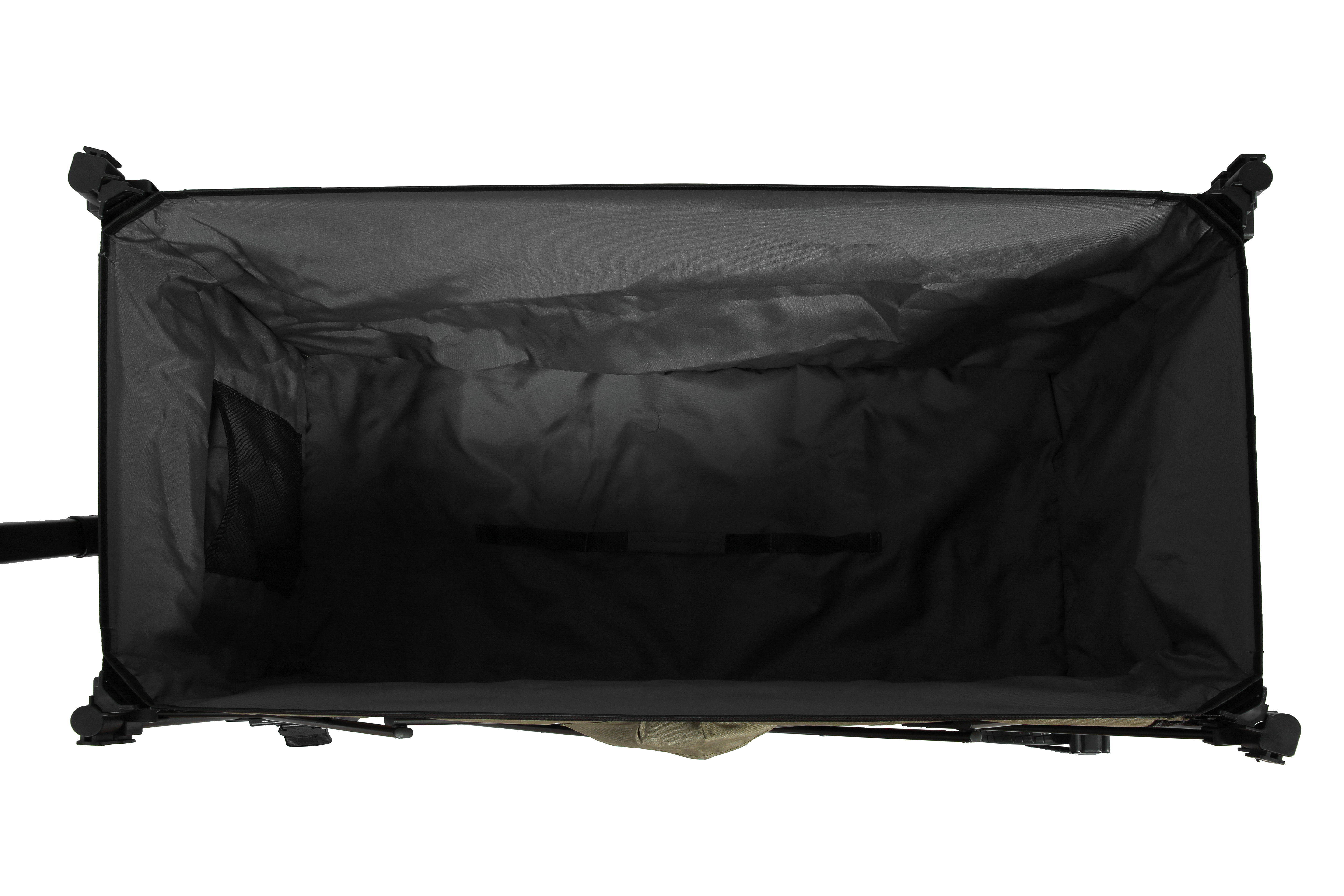 Beach Wagon, Collapsible Heavy Duty with Big All-Terrain Wheels & Drink Holders, Army Green