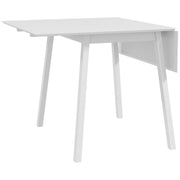 Folding Dining Table, 2-4 Person, Wooden, White