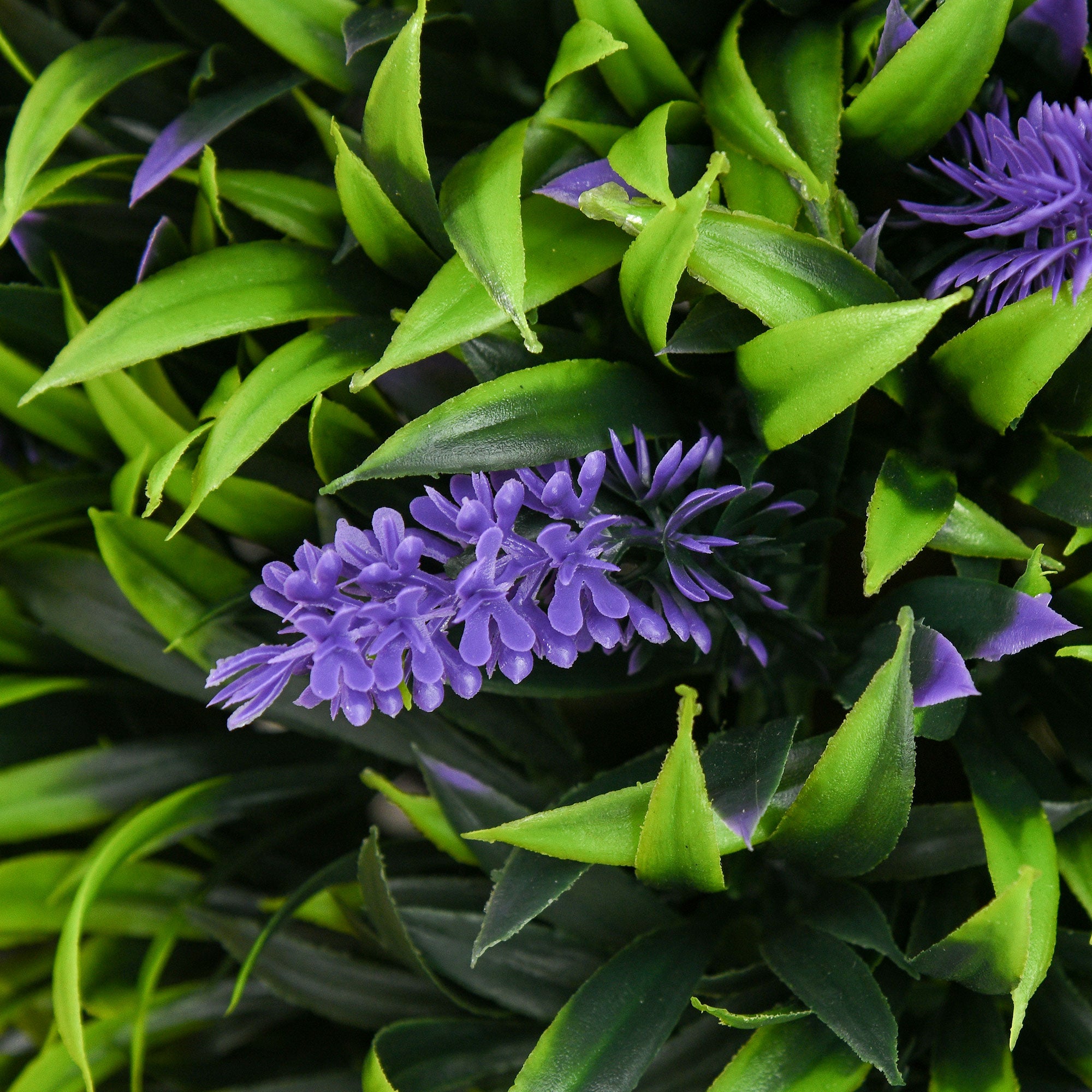 Artificial Plants, Lavender, Set of 2, 70 cm UV-resistant, Green