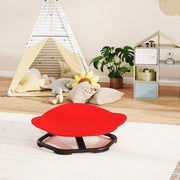 Planet-Shaped Swivel Chair, Sensory Spinning for Balance & Coordination, Red