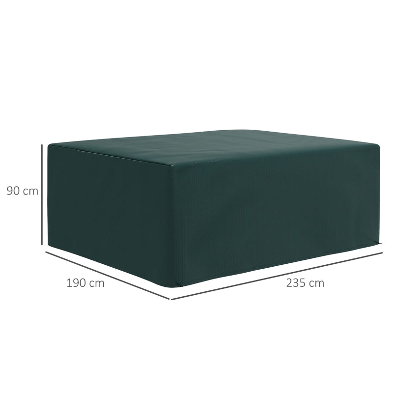 Tarpaulin Garden Furniture Cover Waterproof UV Protection PE Green