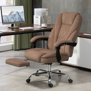 Massage Office Chair, Heated Reclining with Adjustable Height, Brown