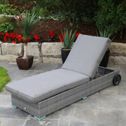 Cuba - Sun Lounger (Grey) - Rathwood Store