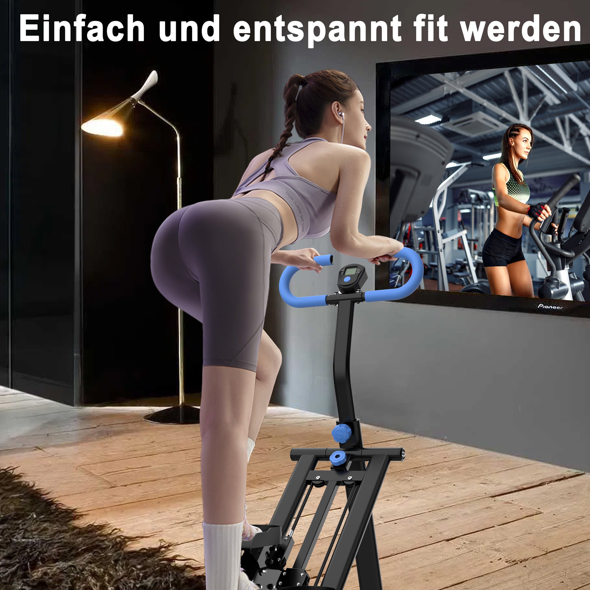 Stair Stepper Adjustable Resistance for Home Gym