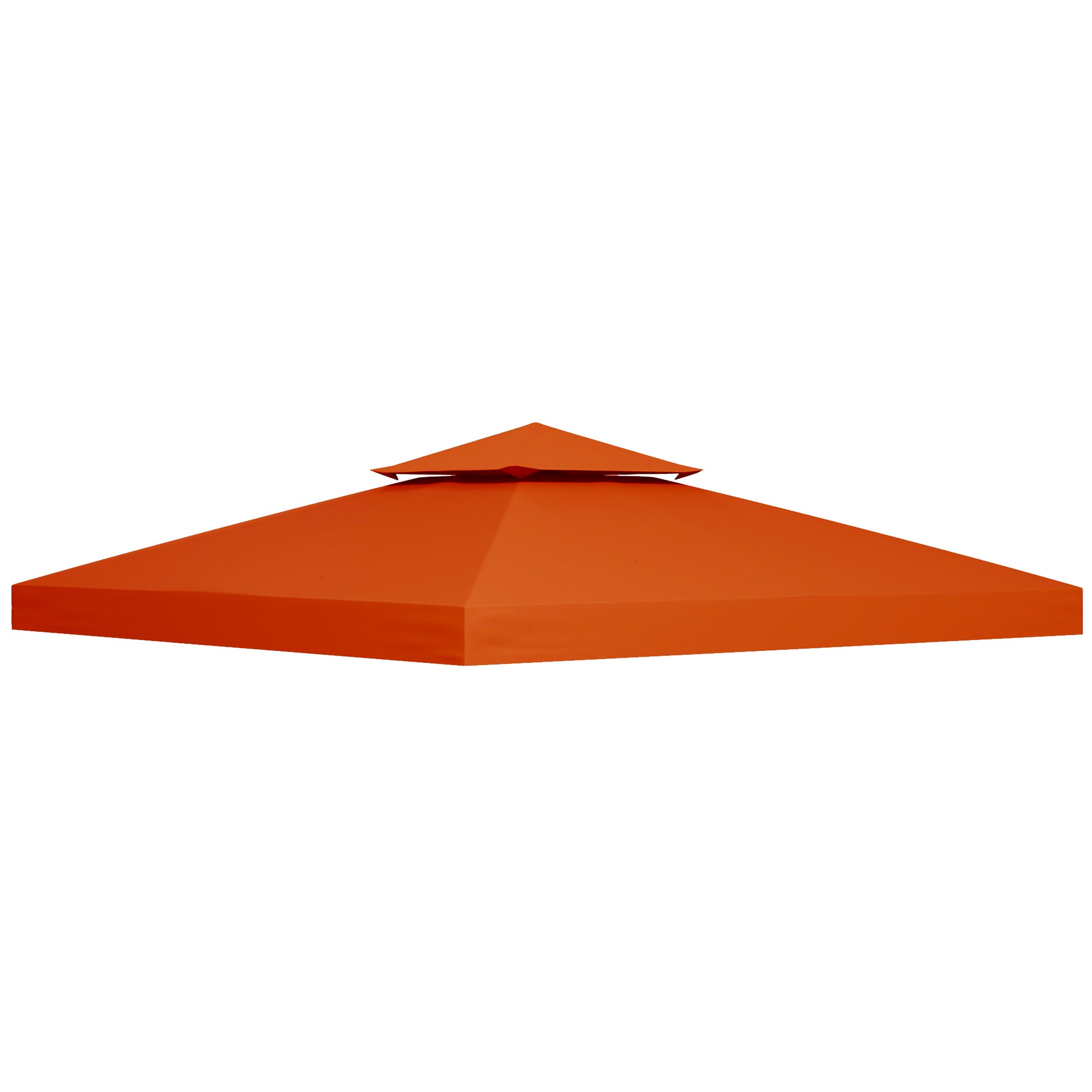 Replacement Roof for 3x3m Gazebo, Weatherproof & Durable, Rust Red Polyester