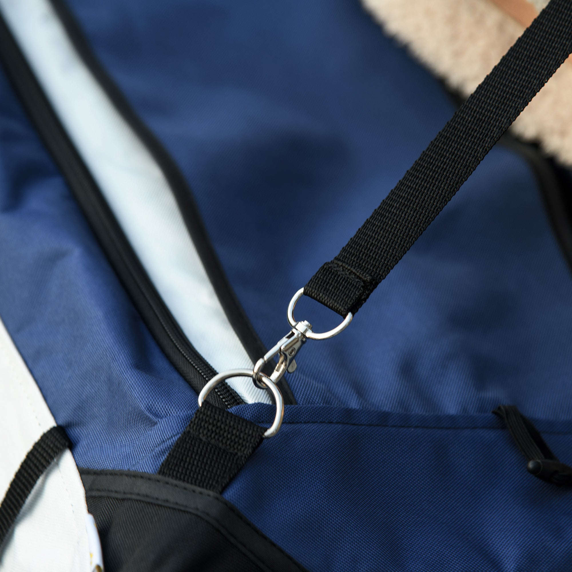 2-in-1 Dog Stroller, Foldable with Removable Basket, Blue