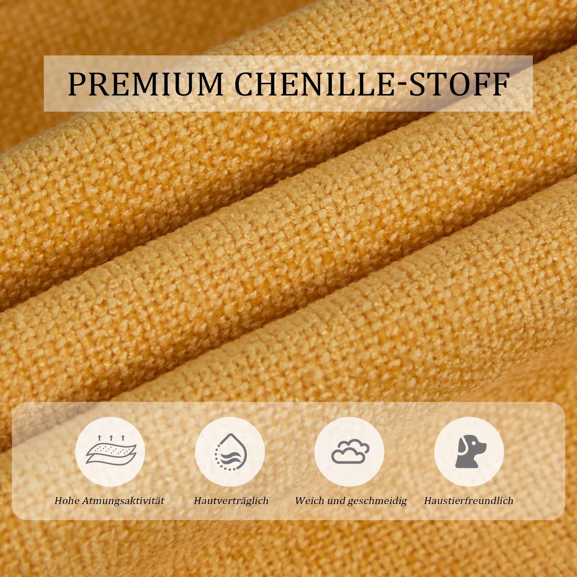 Sofa Bed, Multifunctional Folding with Adjustable Backrest, USB Ports, Side Pocket, Metal Legs