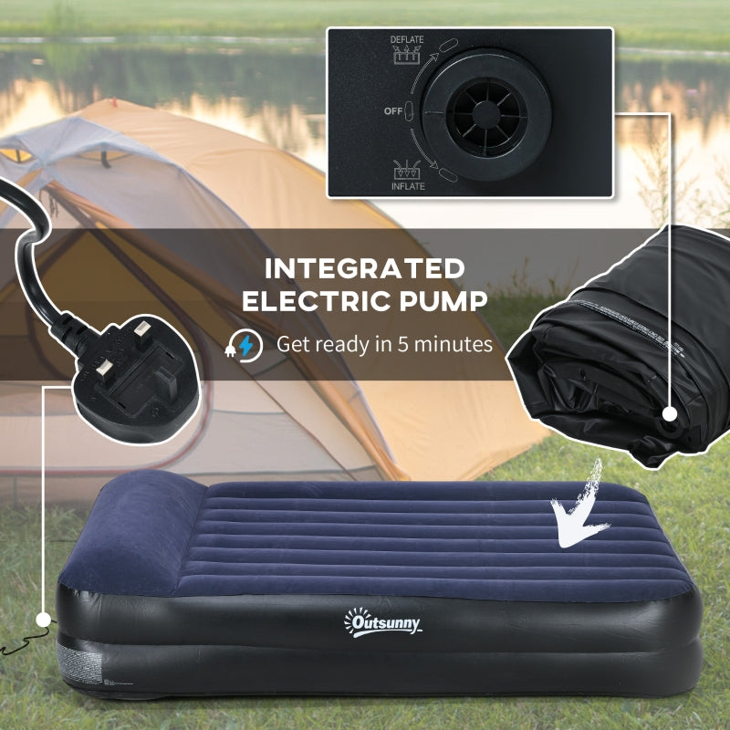 King-Size Air Bed, Built-in Electric Pump and Carry Bag