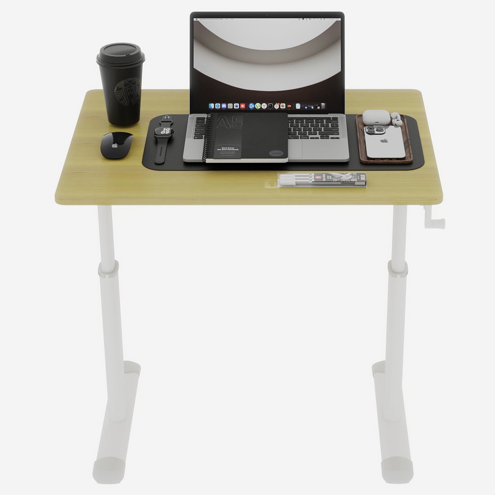 Adjustable Study Desk, Height-Adjustable Multi-Purpose Compact Design