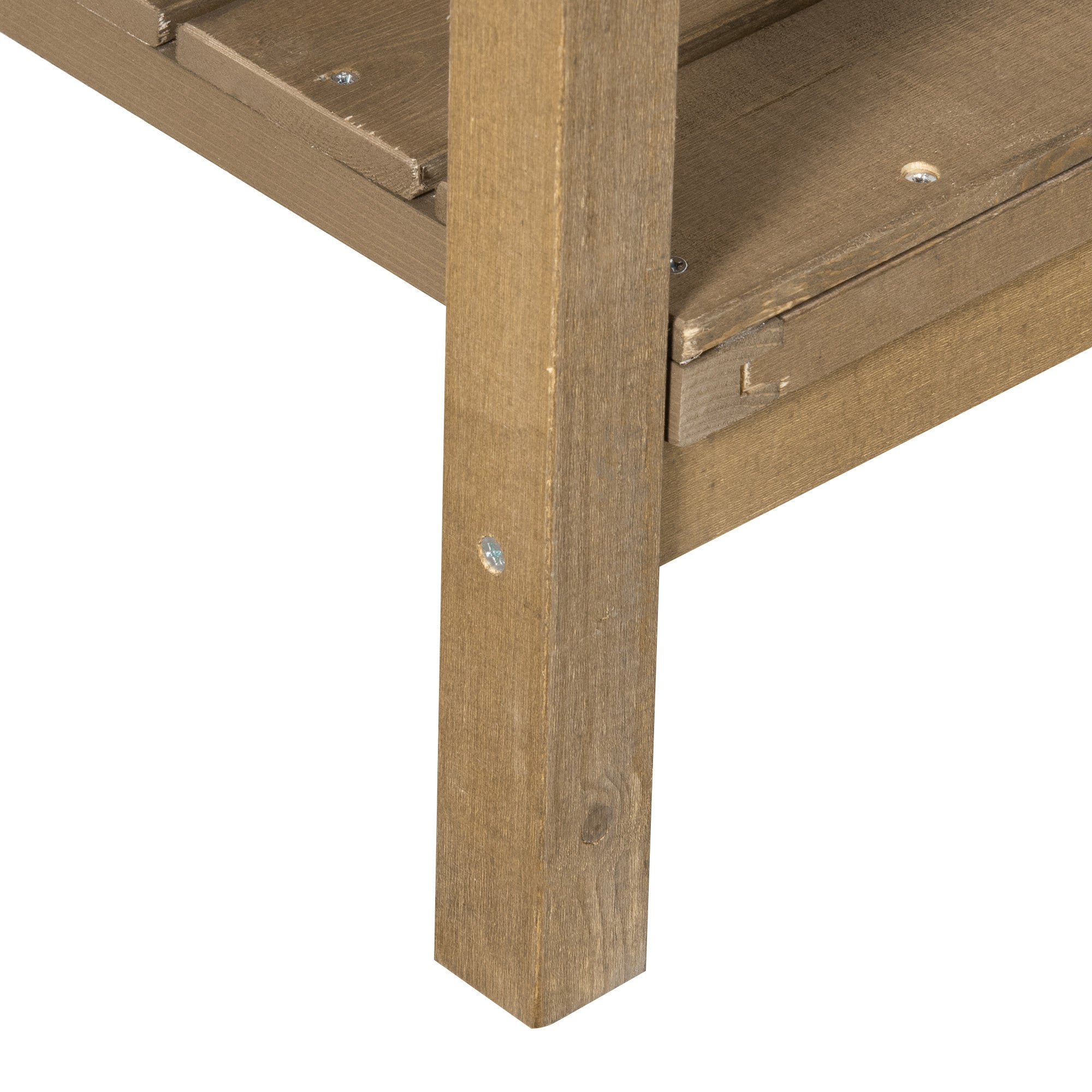 Wooden Herb Planter Raised Bed 8 Boxes 110L x 46W x 76Hcm, Brown Wood