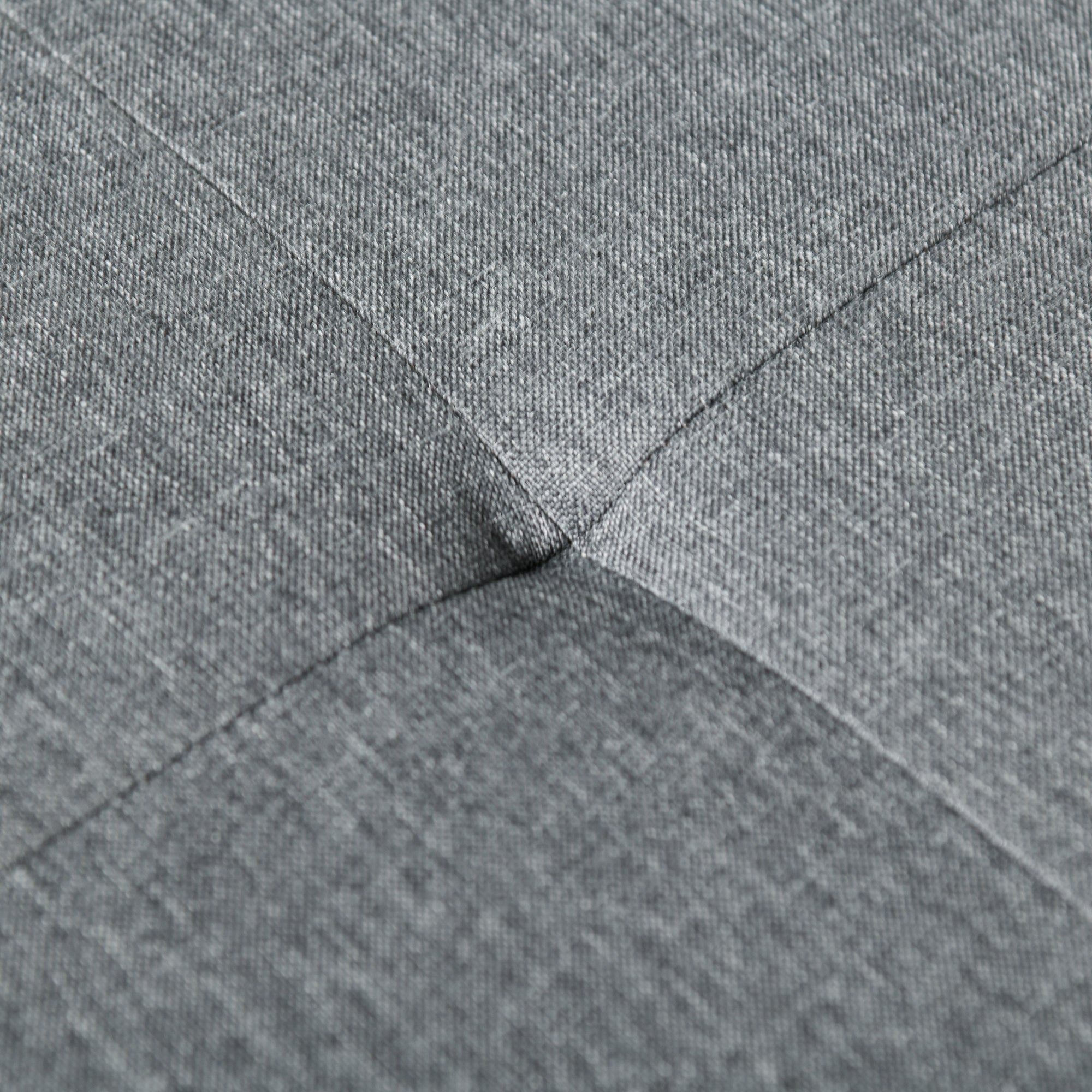 Bench, Storage Upholstered Stool, Removable Tray, Beige Polyester Foam