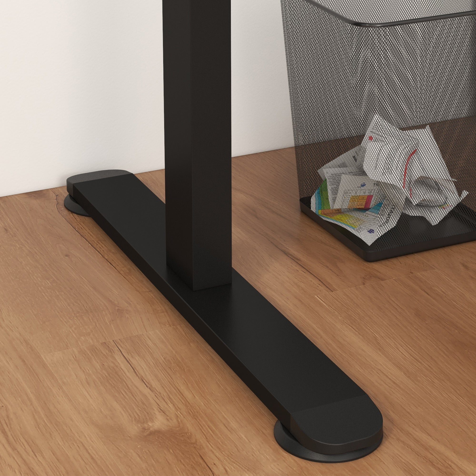 Electric Sit-Stand Desk, Anti-Collision Memory Options 140x70cm, Chipboard Black
