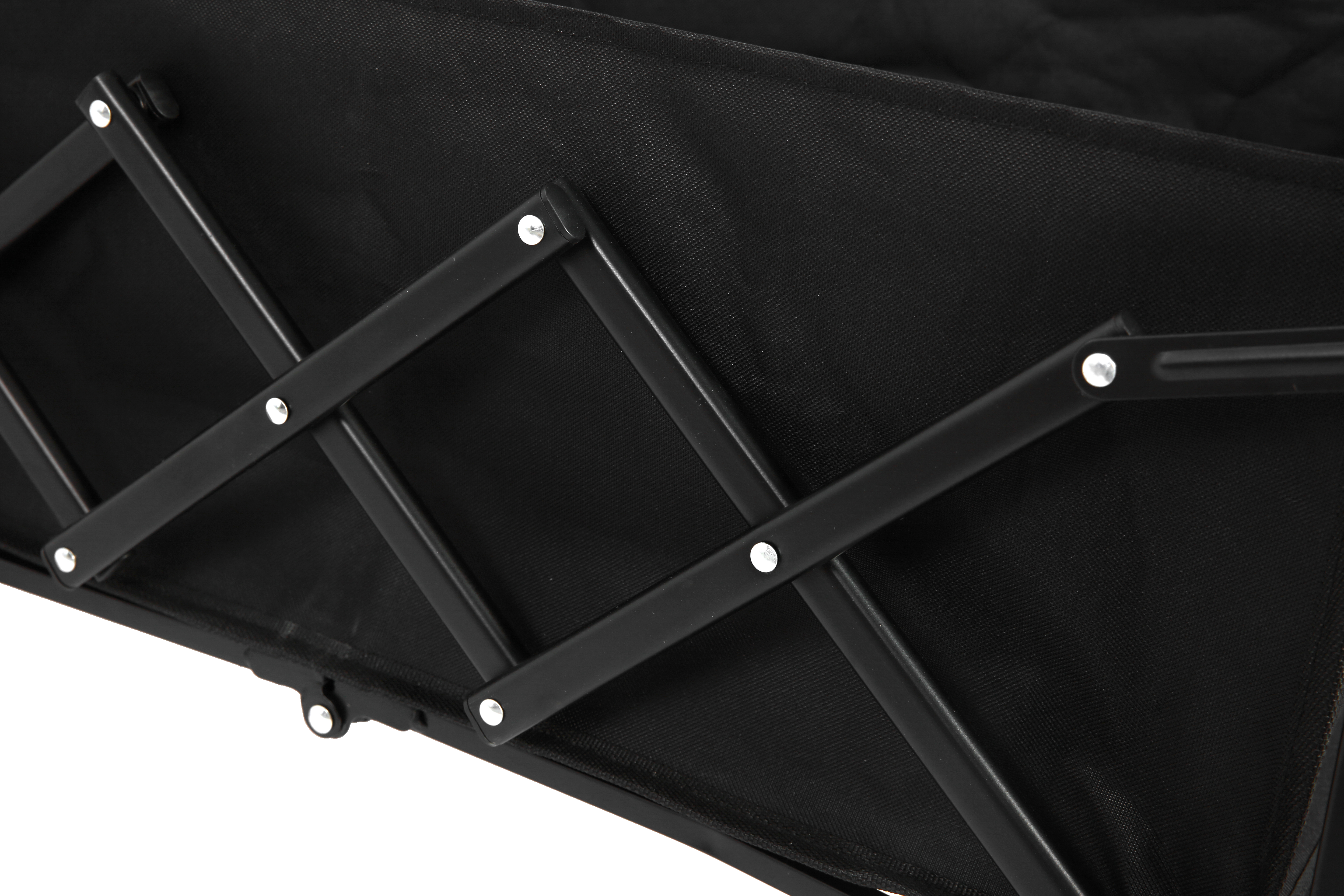 Lightweight Portable Folding Beach Wagon - Heavy Duty Utility Cart with Wheels, Large Capacity, Black