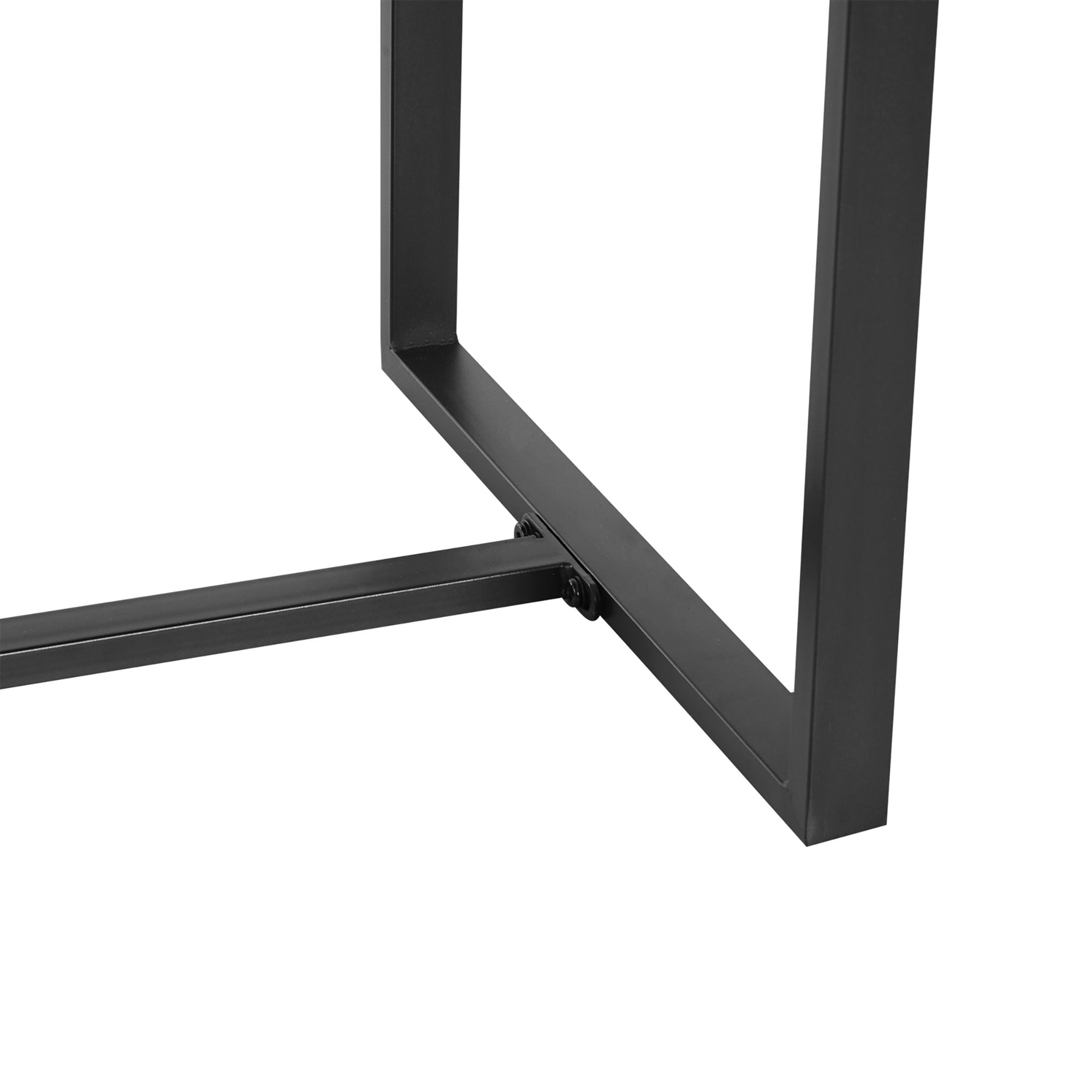 2 Seater Rattan Coffee Set 3 Piece Bistro with Glass Top Black Wicker