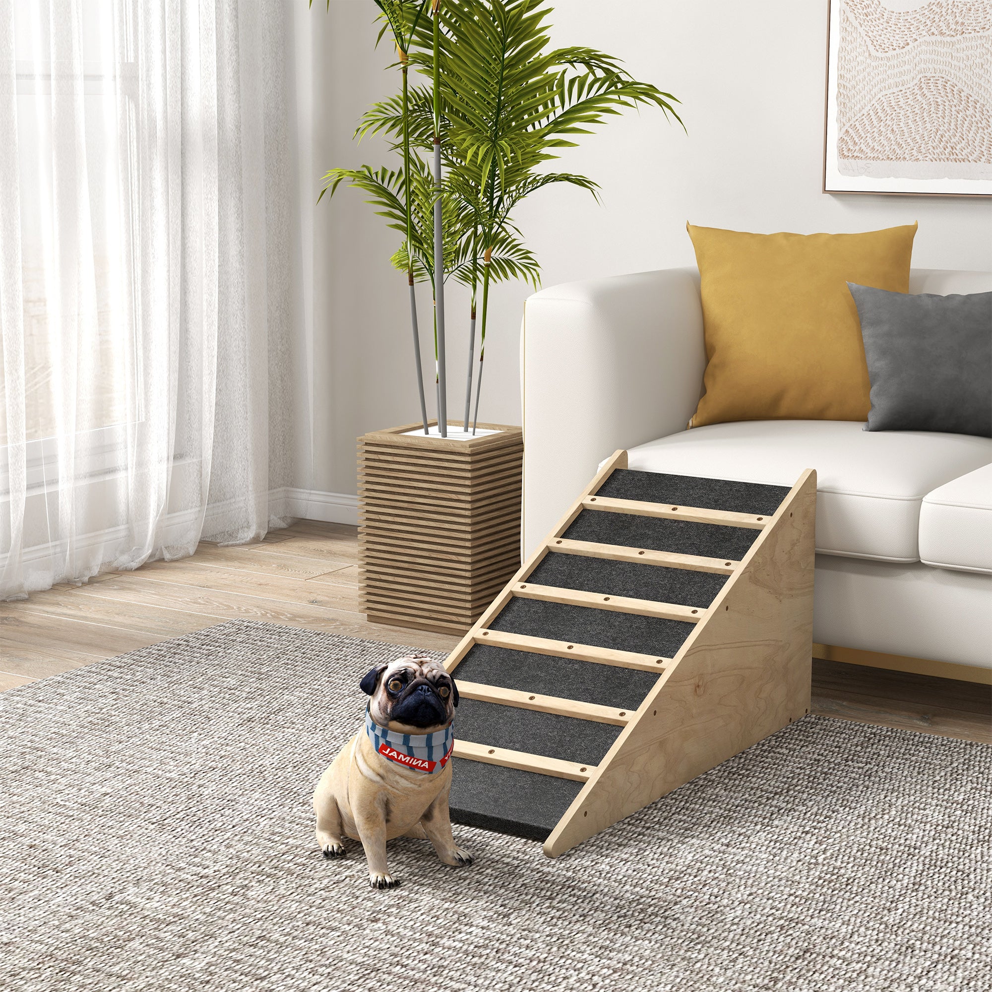 Dog Ramp, Non-Slip, 20kg, Light and Stable, Wood