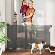 Stair Gate Extendable, 0-136cm, 87cm High, Grey