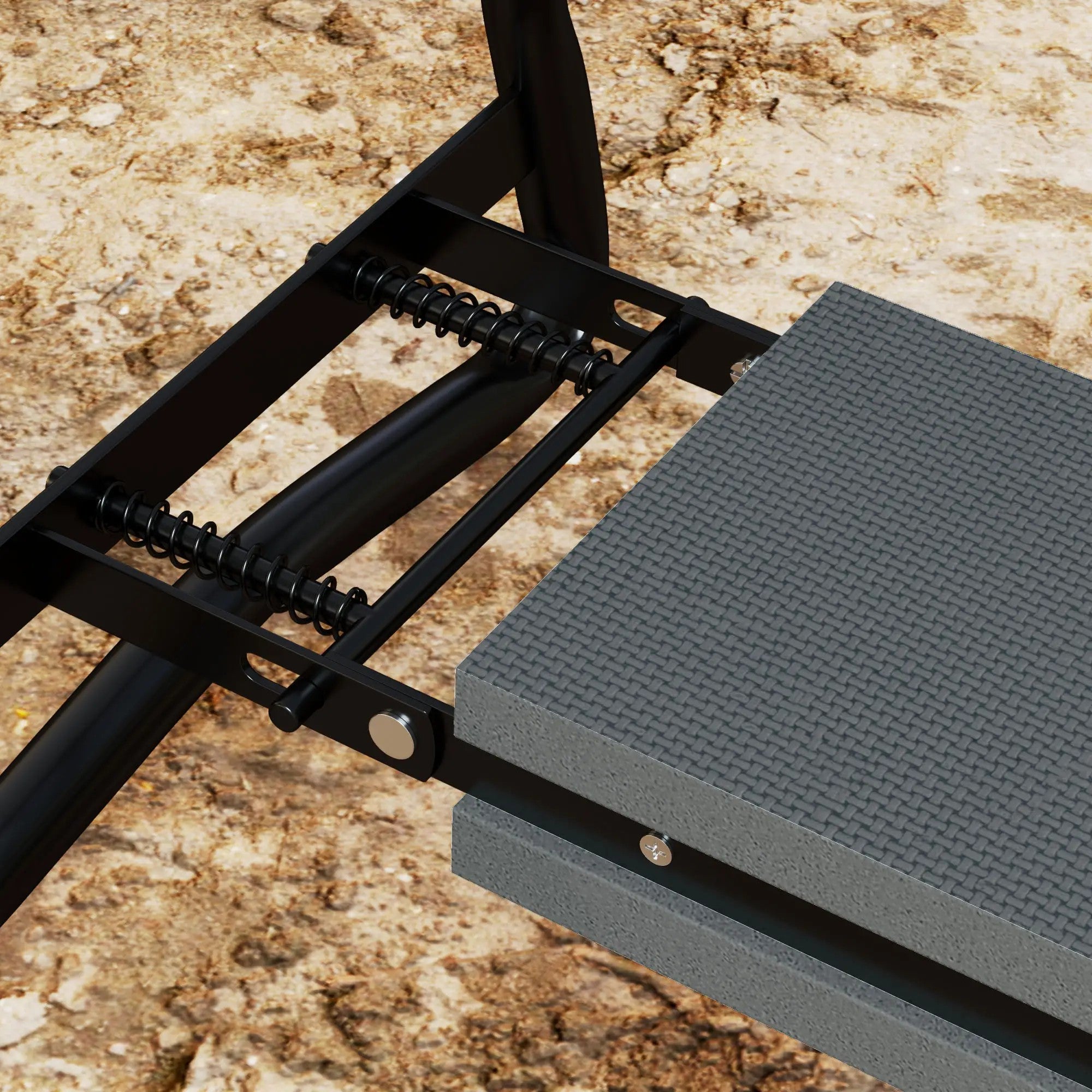 2 In 1 Garden Kneeler Seat, Foldable Knee Protector Bench, Grey