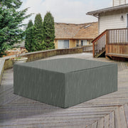 Outdoor Furniture Sofa Set Cover, Waterproof Anti-UV Protection 600D Oxford Grey