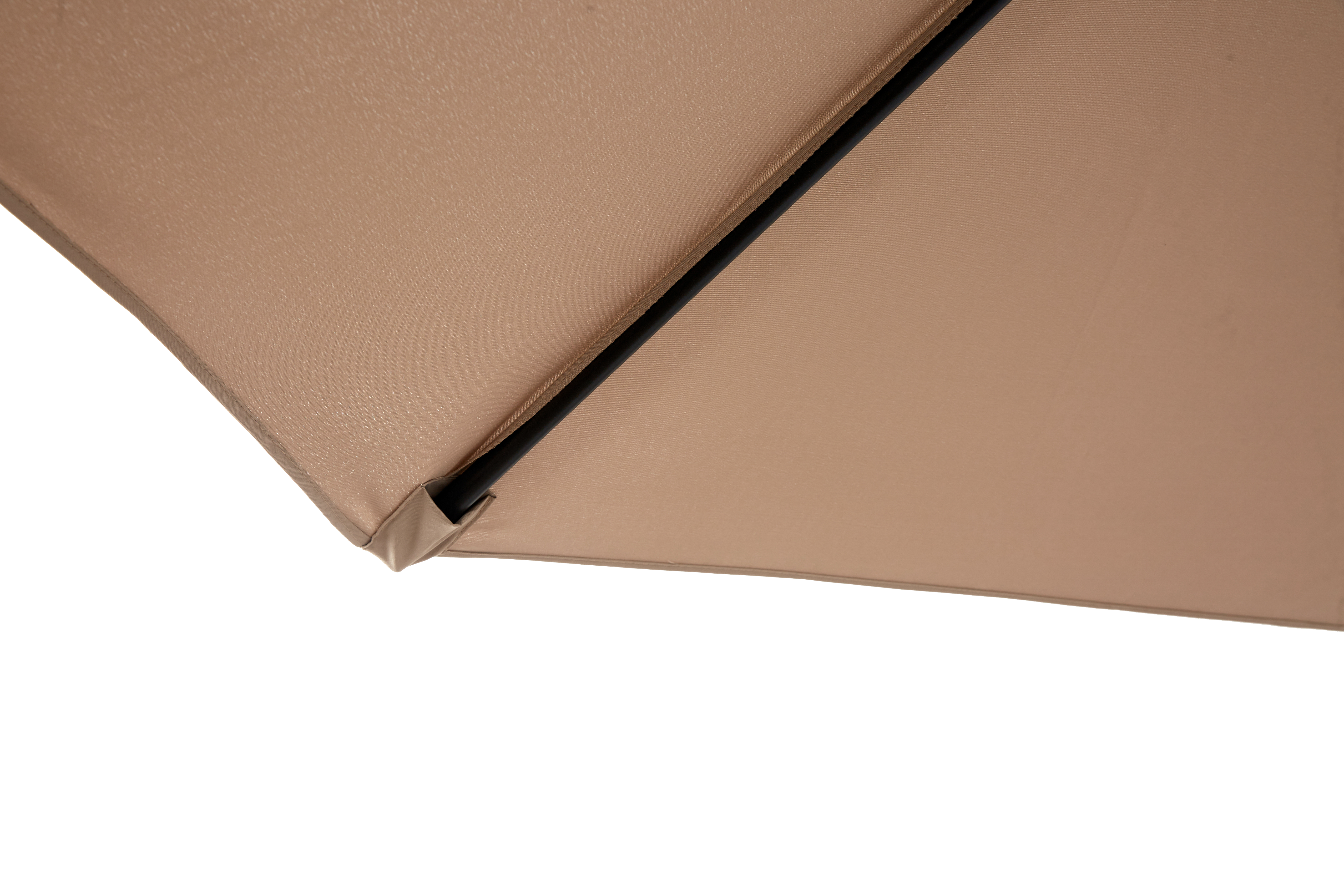 Outdoor Umbrella 14.8 Ft Double Sided Rectangular Large with Crank, Khaki