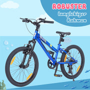 20-inch Children's Mountain Bike with 6-Speed Derailleur and V-Brakes