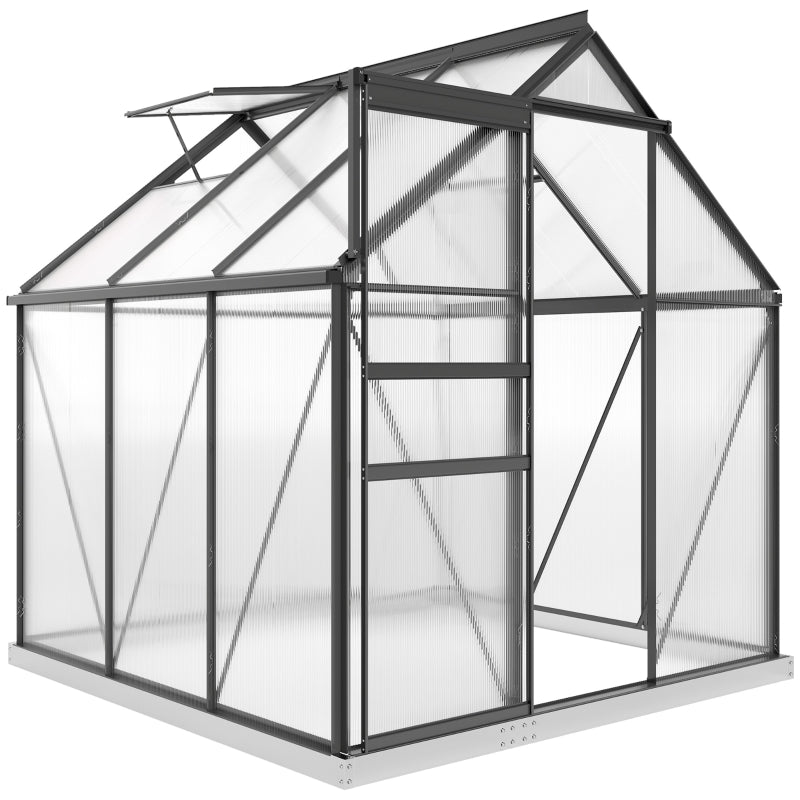 Walk-In Greenhouse 190 x 190cm Polycarbonate