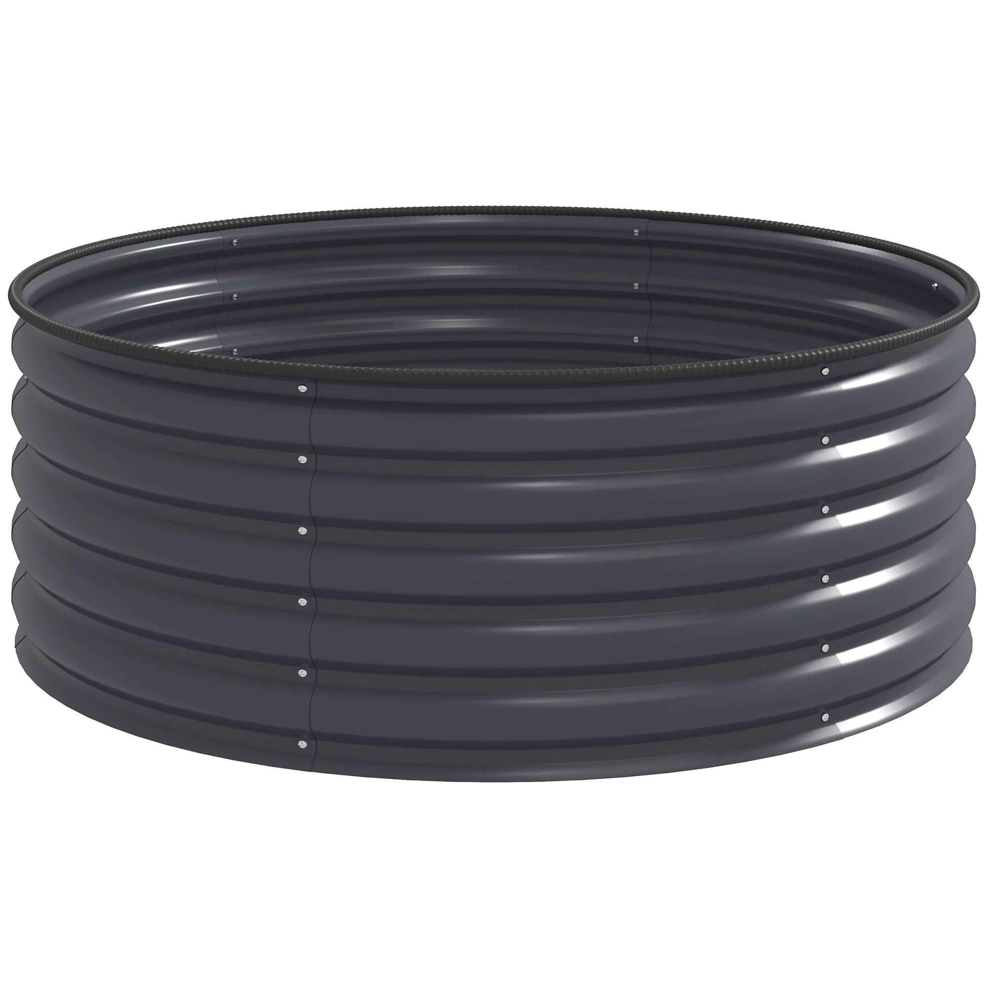 Raised Bed, Stackable Planter 120x120x43cm, Steel