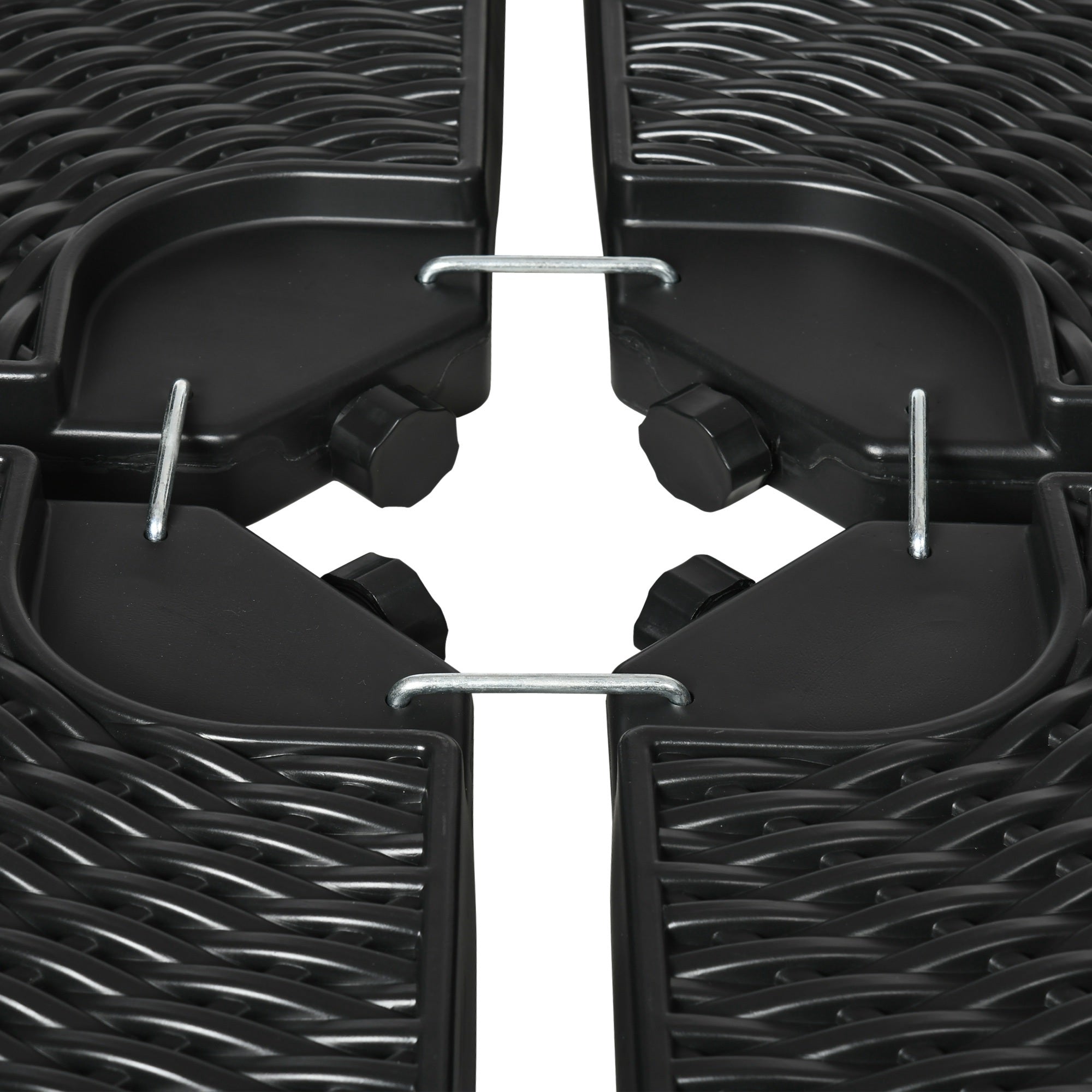 Parasol Weight Cantilever Base 52kg Water/68kg Sand Weatherproof HDPE