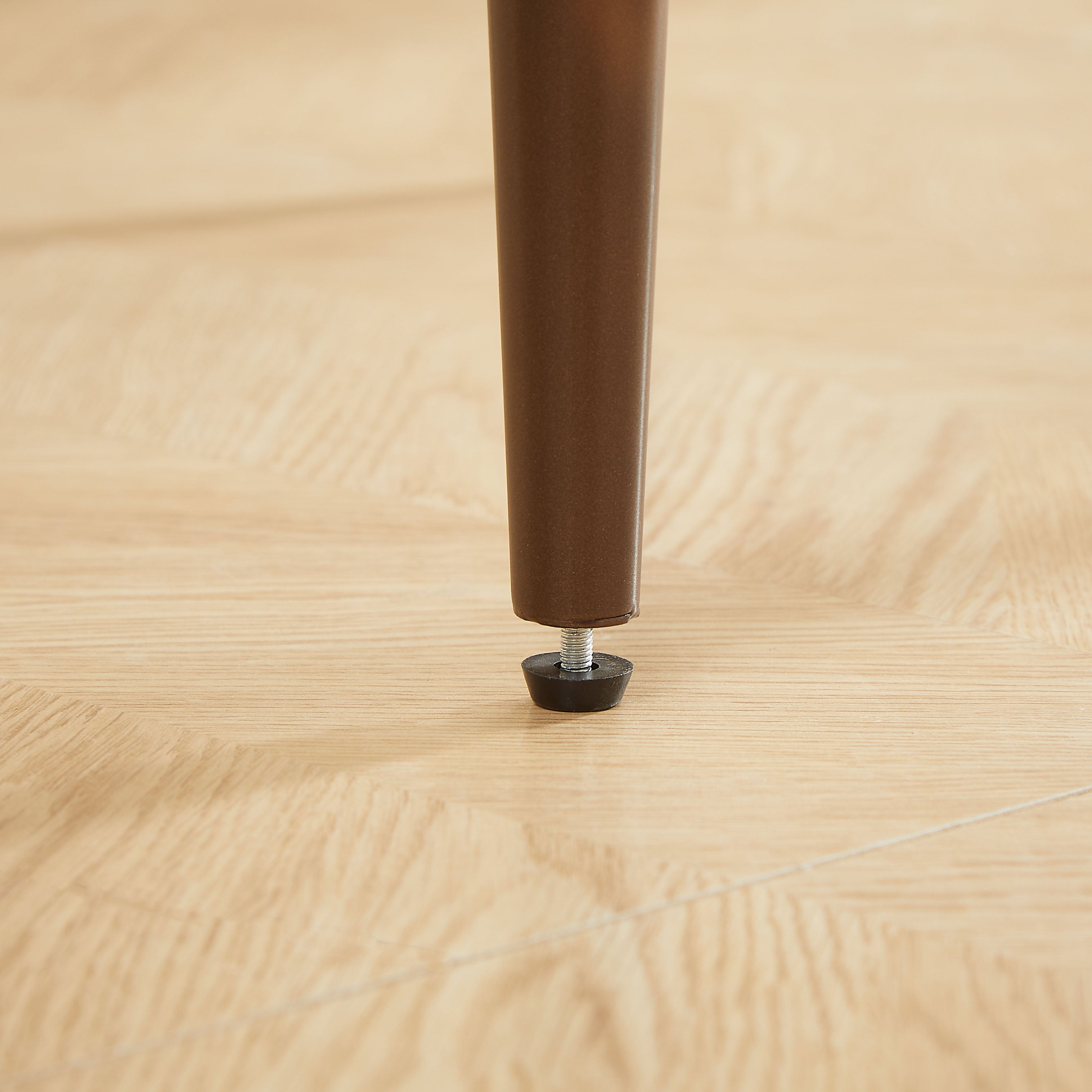 Set of 2 Bar Stools Counter Height French Country Retro - Cream Fabric