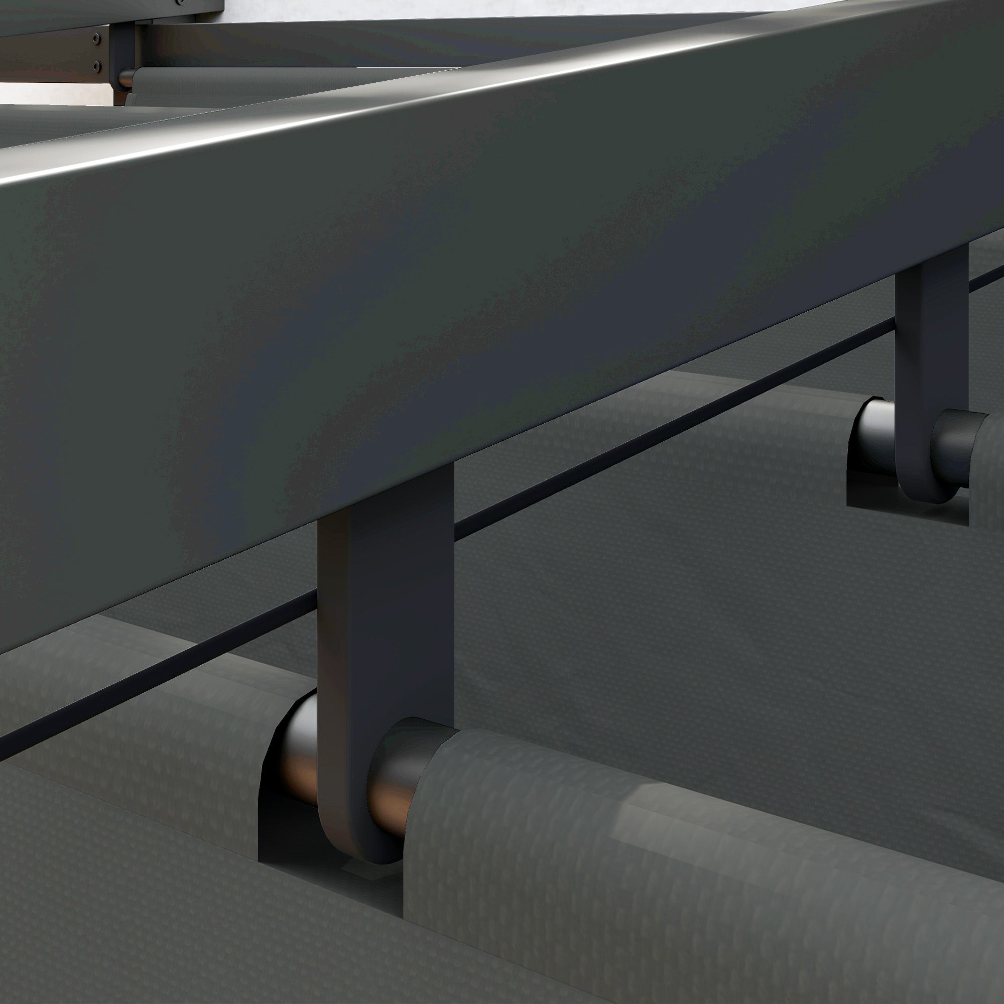 Patio Roof Pergola, Wall Mounted Adjustable 3x3m, Aluminum Dark Grey