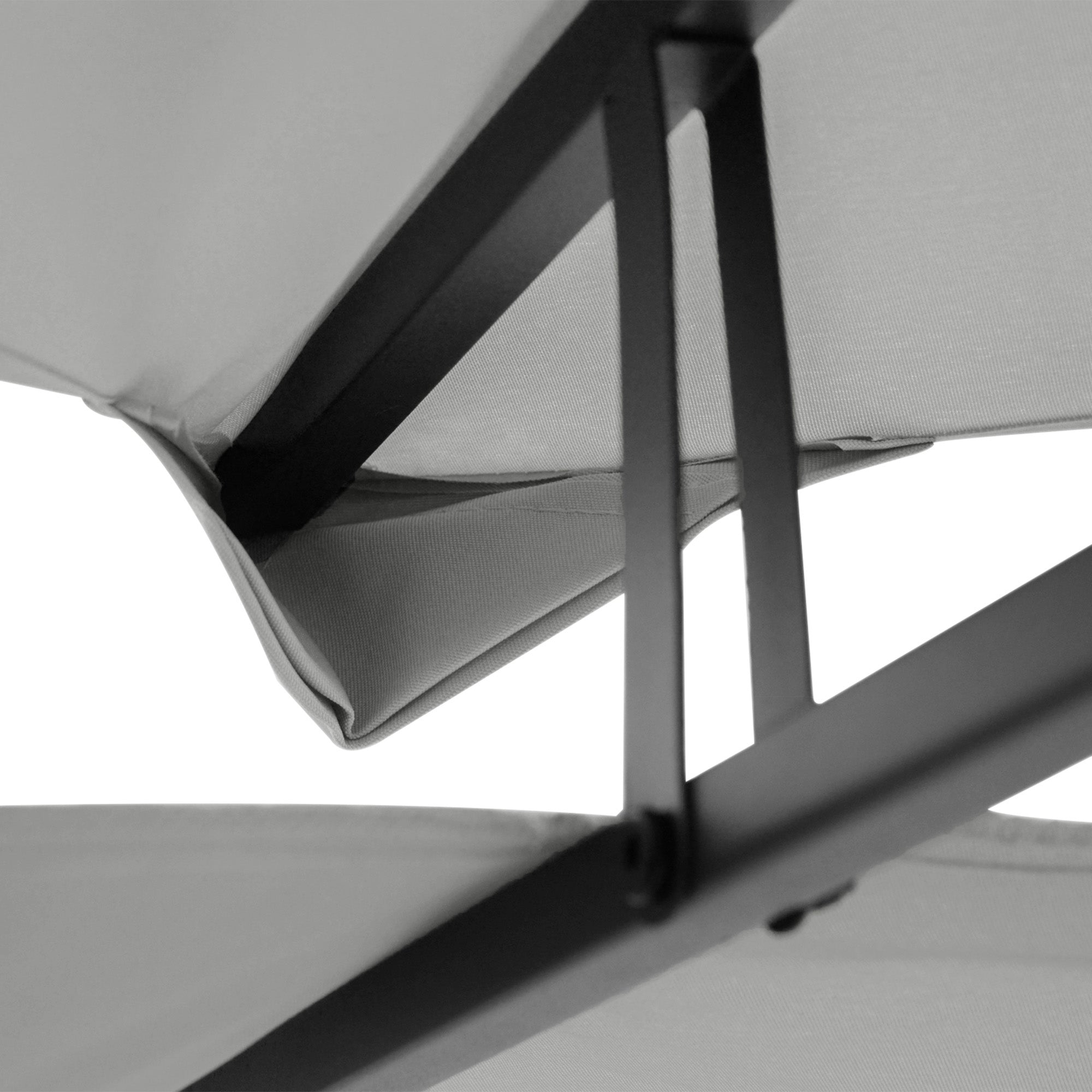 Replacement Roof for Garden Pavilion 3x4m Weatherproof Polyester, Light Grey