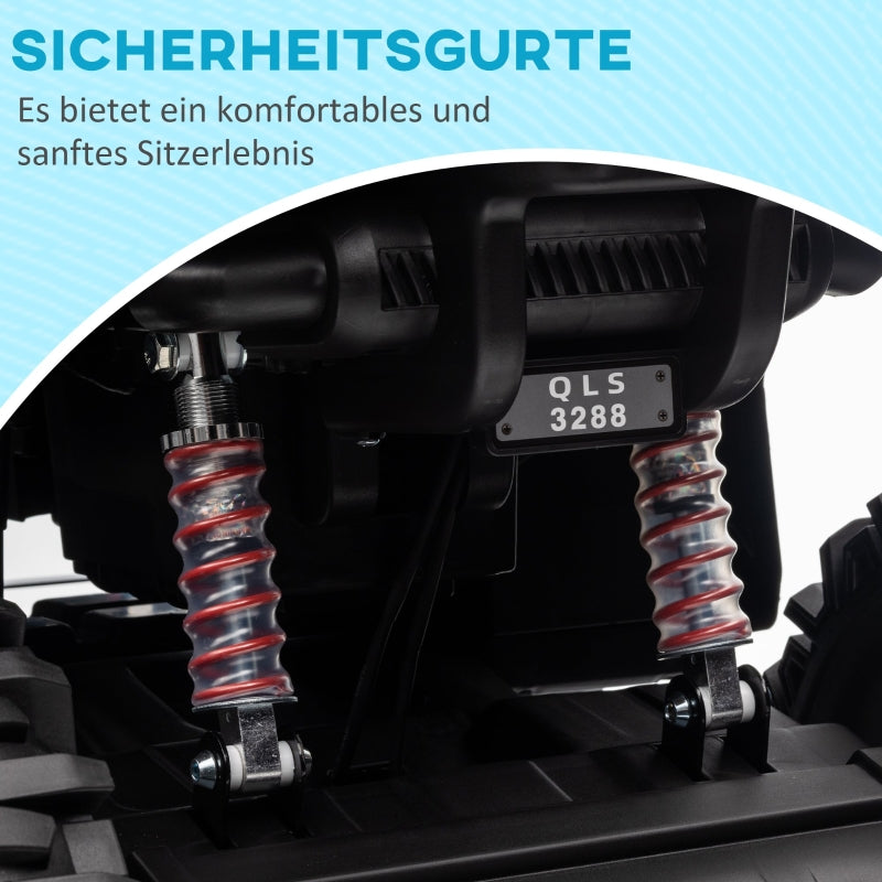 Electric Quad Bike for Children with Light and Music Connection, Green