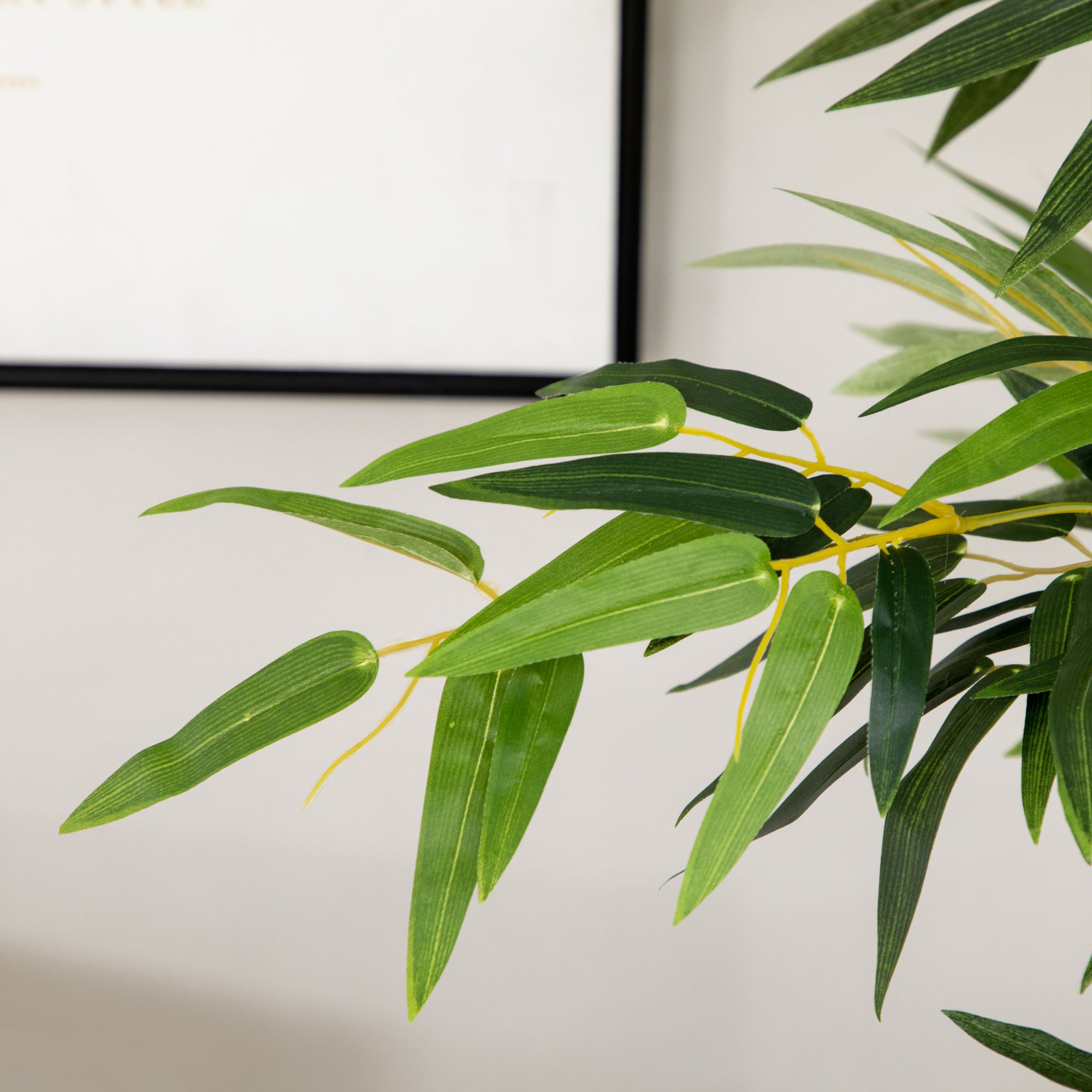 Artificial Bamboo, 180 cm Plant, Pinewood Pot, Green