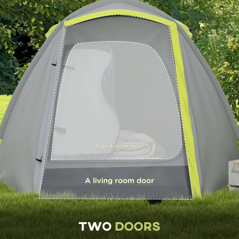 Two-Man Dome Tent Front Porch Green