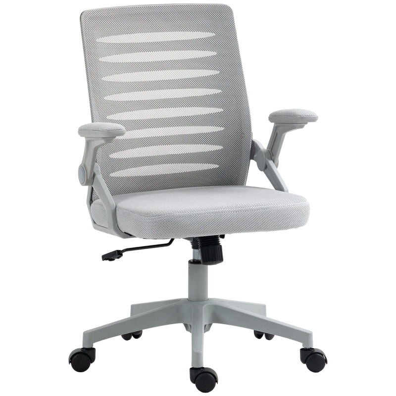 Work Chair Adjustable Height with Mesh Back - Grey