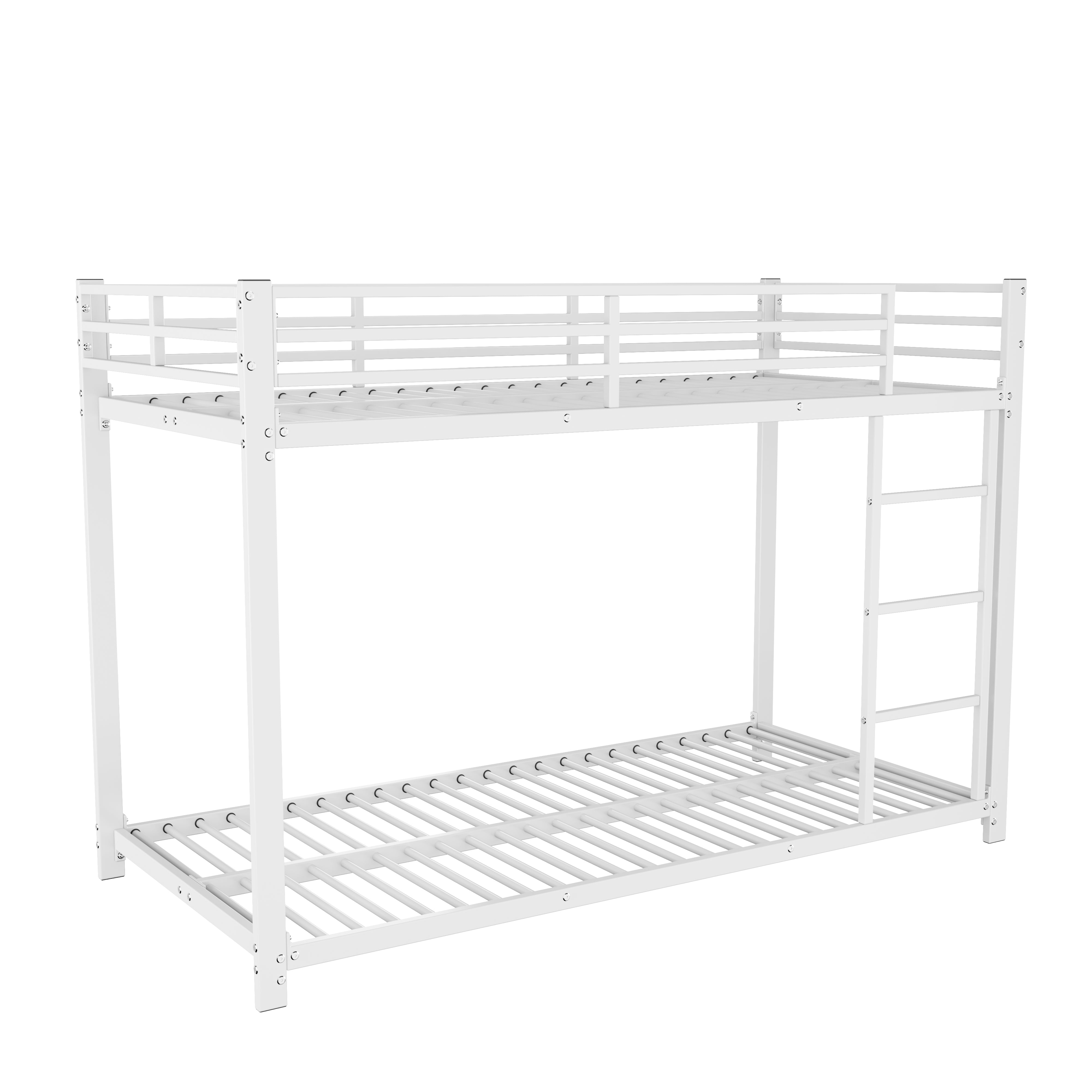 Children's Bunk Beds, Classic 90x200 Iron, White