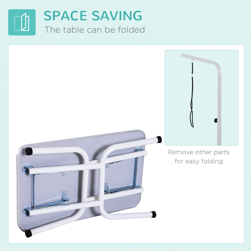 Dog Grooming Table 32" Foldable Adjustable Fixed Arm, Black