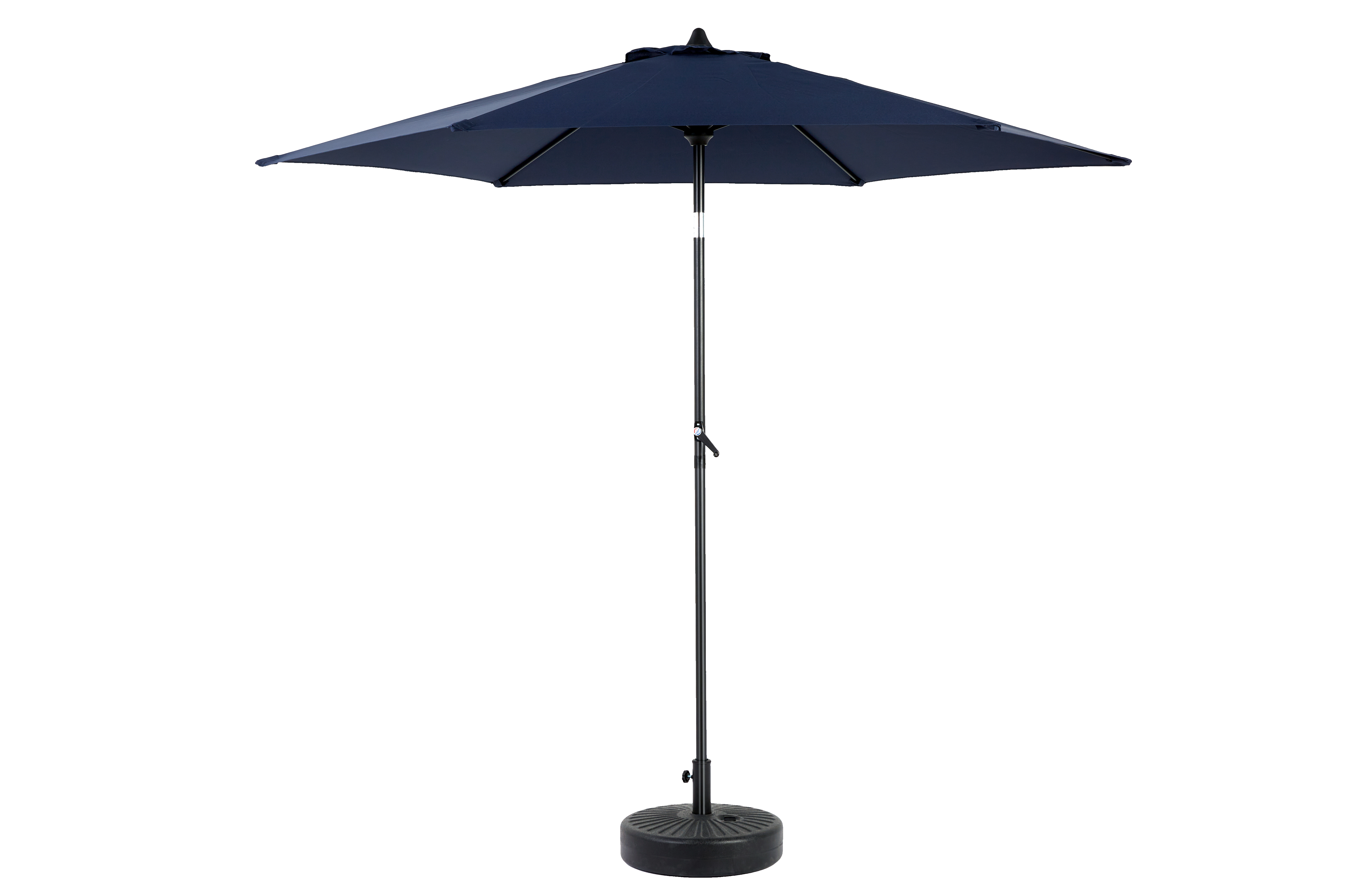 9 Ft Double Sided Outdoor Umbrella Rectangular Large with Crank, Navy Blue