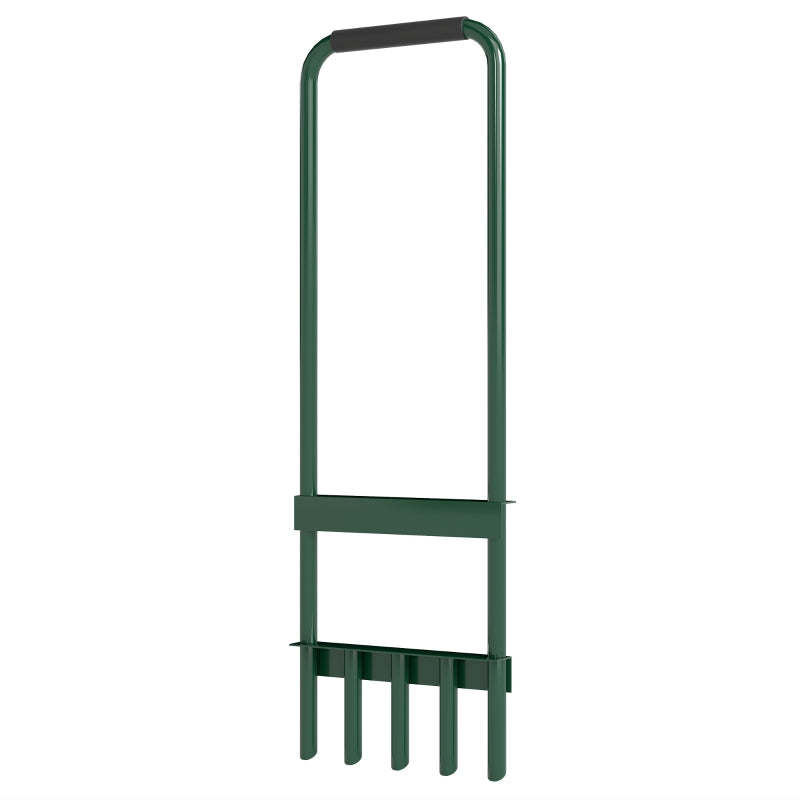 Lawn Aerator 30cm Wide Manual with Non-Slip Handle, Steel