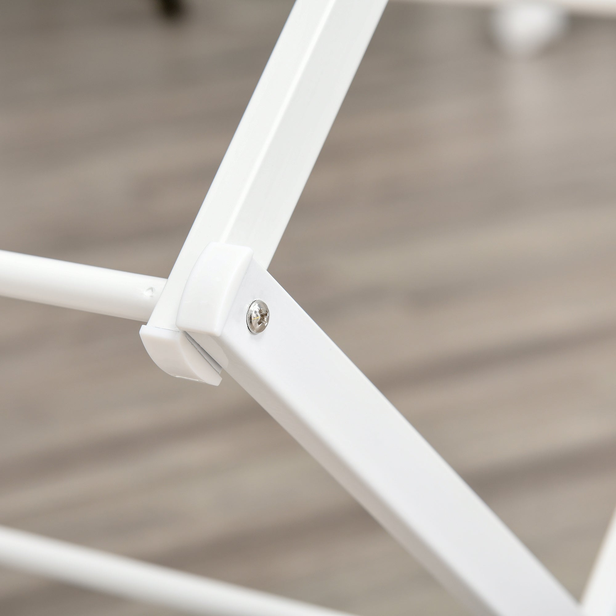 Foldable Clothes Airer, 8-Tier Tower Dryer, Metal Plastic White