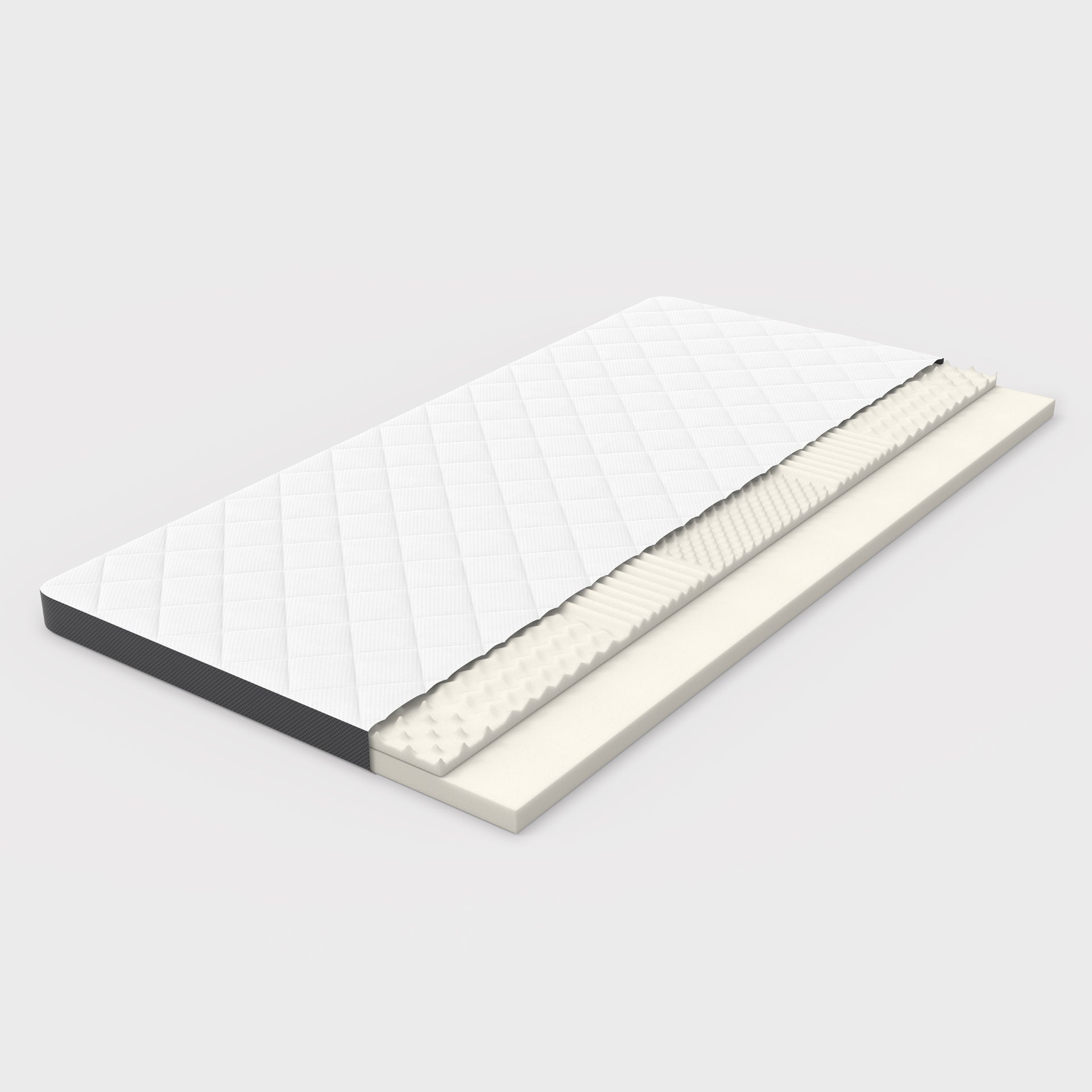 Comfortable Mattress H3, Seven Zone Embossed Foam, 140x200cm, Medium Strength