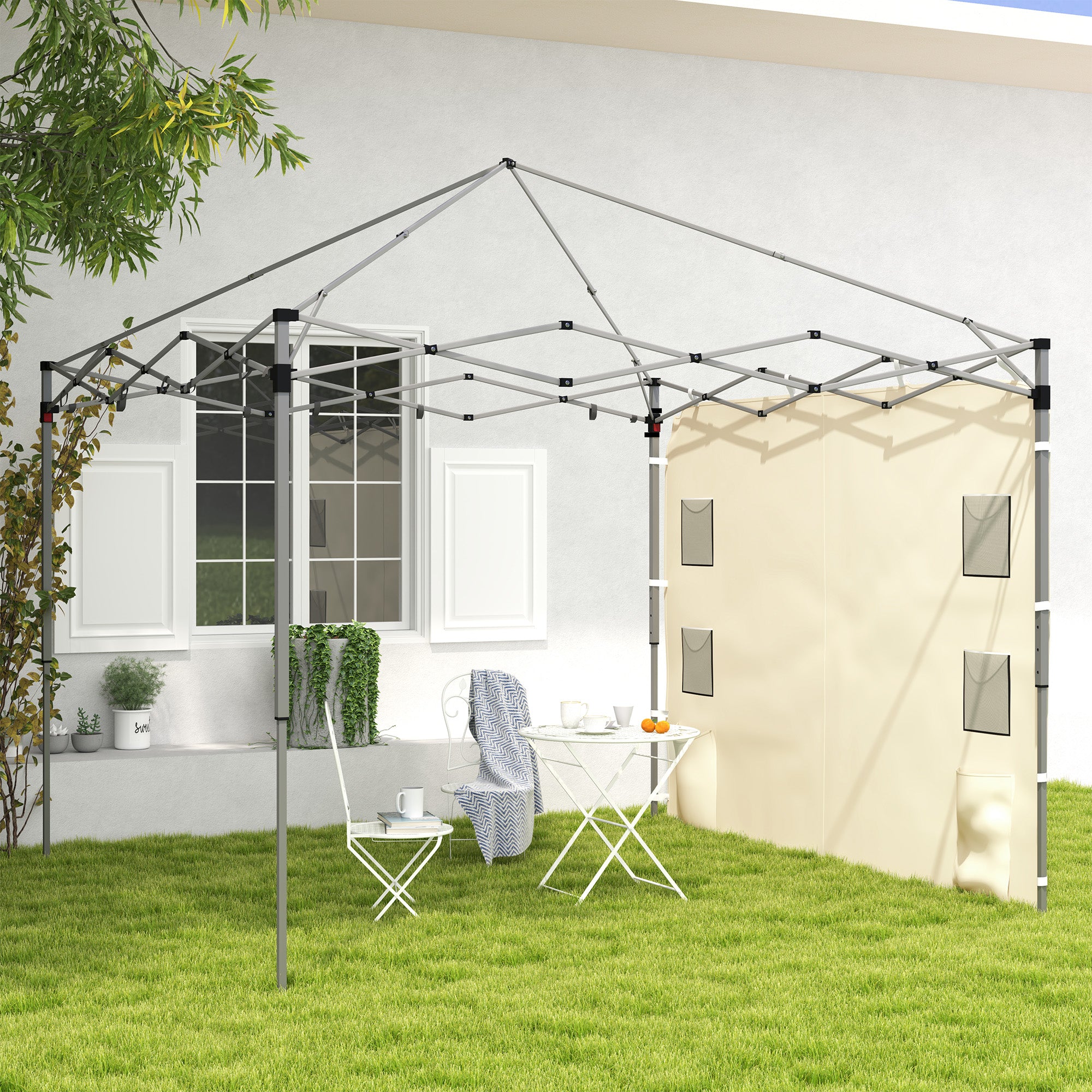 Replacement Gazebo Sidewall 195 x 295cm - Beige