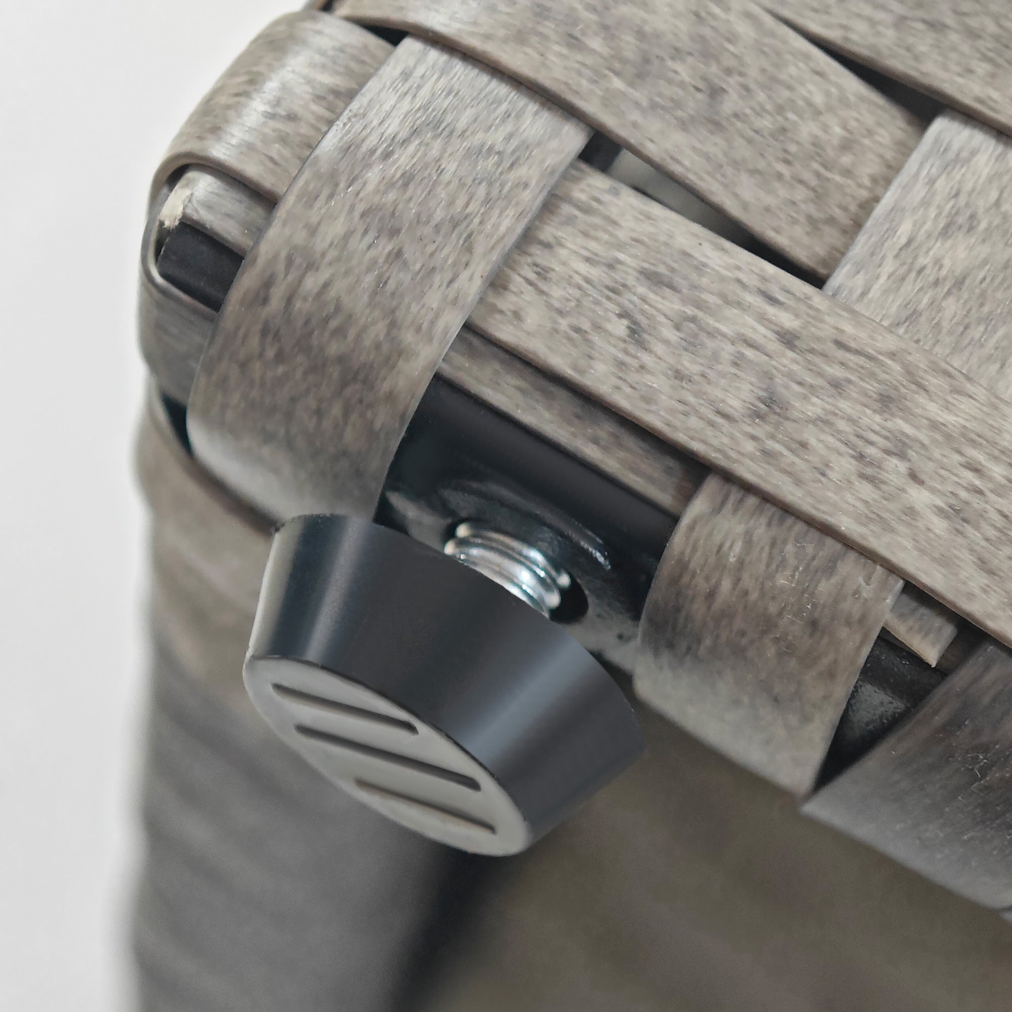 33L Garden Planter with Trellis Free Standing Raised Bed PE Rattan Light Grey