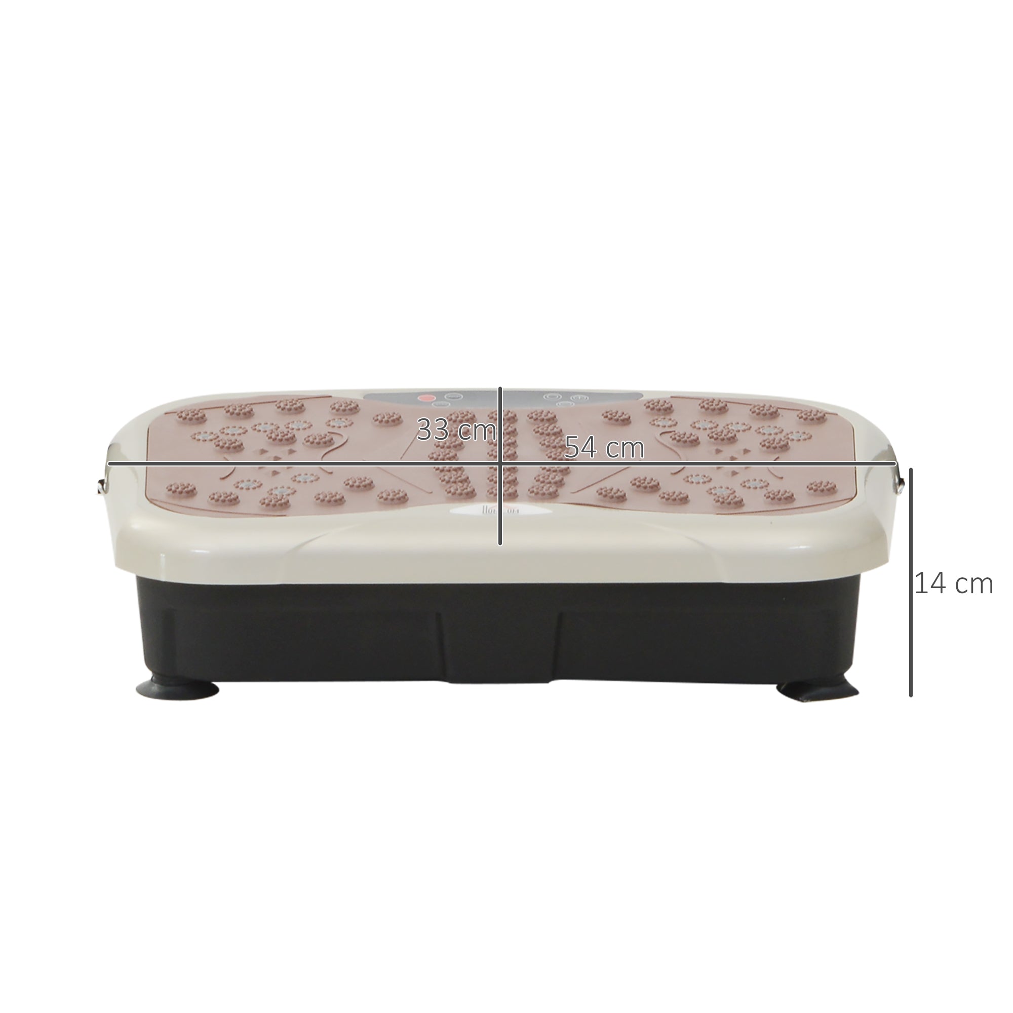 Vibration Plate Fitness Trainer with LED Display, USB Speaker, Training Bands, Remote Control