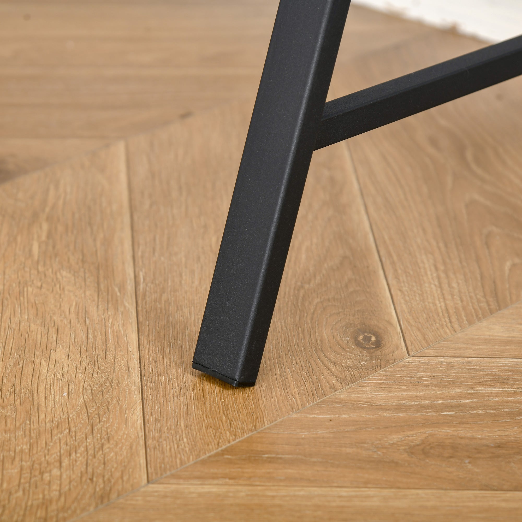 Writing Desk Computer Table with Storage Shelf, Home Office Workstation, Black Engineered Wood