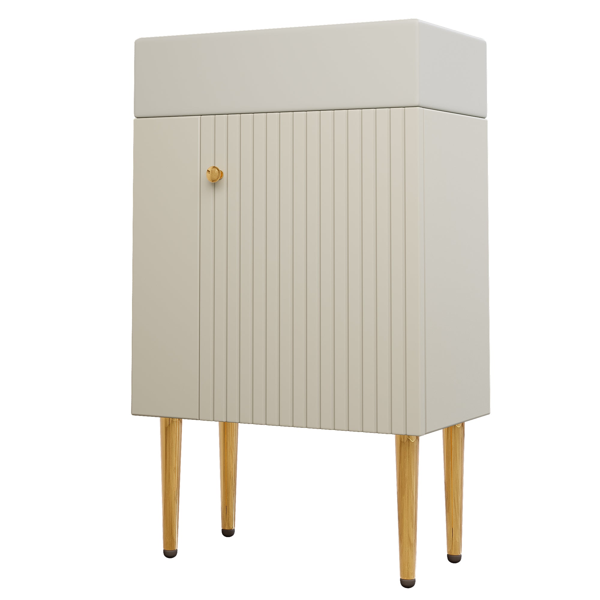 Bathroom Furniture Washbasin 55cm, Guest Bathroom Vanity Unit, White