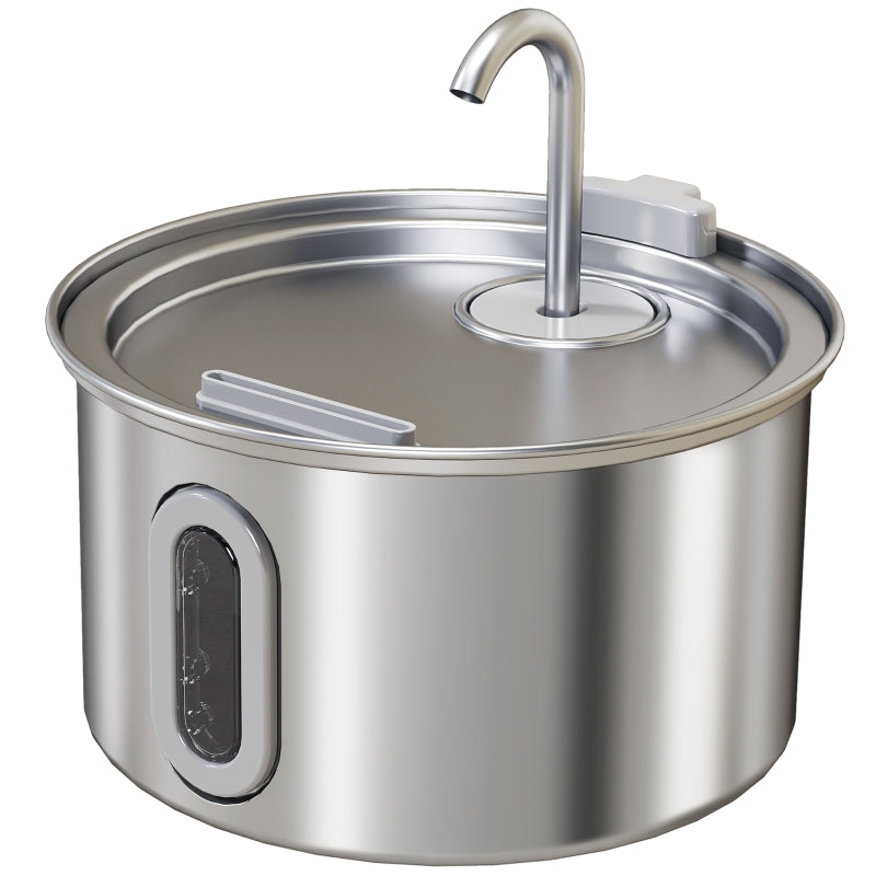 Cat Fountain 2.5L Quiet Pump LED Activated Carbon Filter